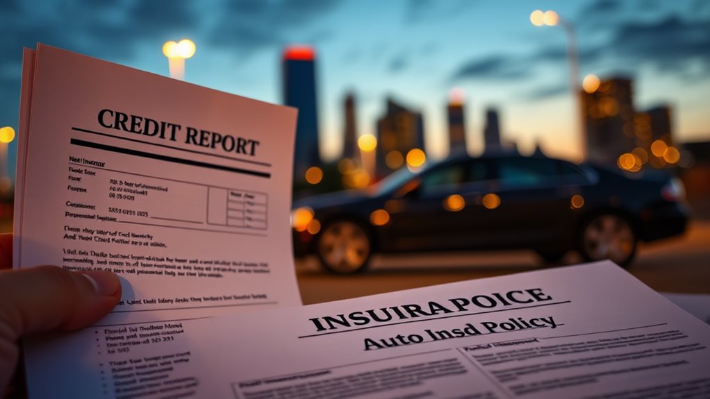 credit history impacts insurance