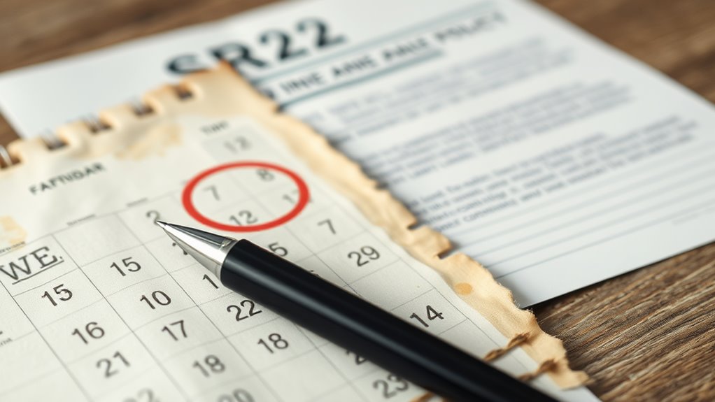 duration of sr22 insurance
