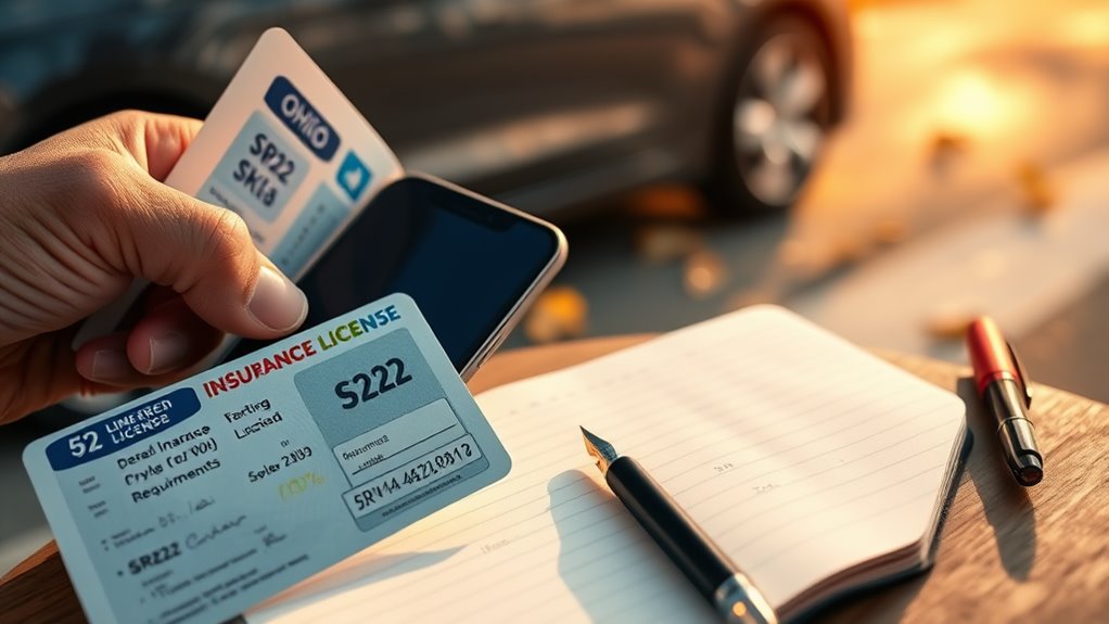 ohio sr22 insurance requirements